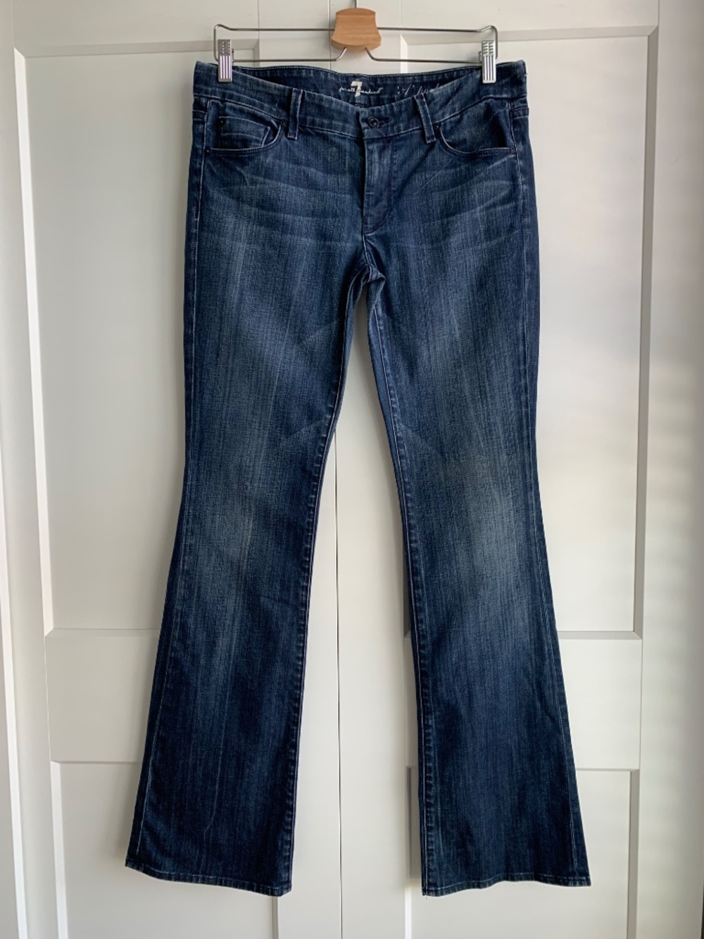 7 for All Mankind Jean A Pocket Flare low rise Women's size 30